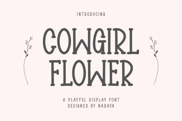 Cowgirl Flower Font Review: A Playful Handwriting Choice for Branding