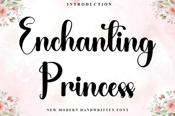 Enchanting Princess: A Script Font for Festive Craft Projects