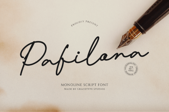 Pafilona: A Script Font That Elevates Digital Branding