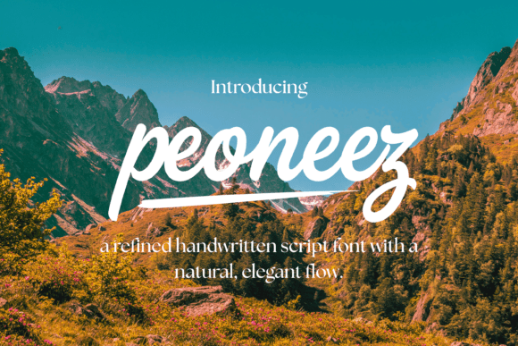 Peoneez: A Font That Breathes Life Into Editorial Design