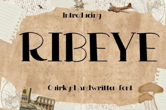 Ribeye: A Handwritten Font for Editorial Elegance