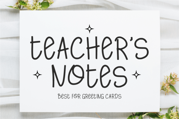 Teacher s Notes Font: A Script Amp Essential for Modern Design