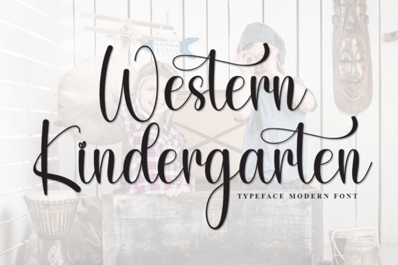 Western Kindergarten: A Font That Elevates Your Brand